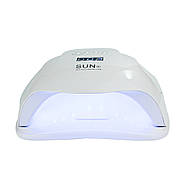 Лампа для манікюру SUN X LED UV 80 Вт манікюрна лампа Led/Uv для шилаку полігеля акрігеля, з дисплеєм та таймером, фото 2