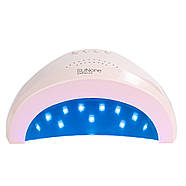 Лампа для маникюра настольная SunOne, 48 Вт мощная профессиональная маникюрная лампа, Led\Uv таймер, сенсор. знімне дно, фото 3