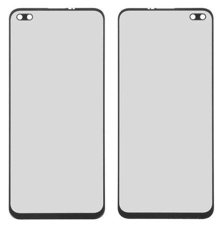 Скло дисплея для Realme 6 Pro (RMX2061, RMX2063), колір чорний, фото 1