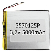 Універсальний акумулятор 044040P 44 x 38 x 3 мм 1100 mAh 3,7 V,