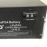 Літієвий акумулятор 200 Ач 24 В KIJO LiFePo4-24V200Ah Lithium Iron Phosphate, фото 3