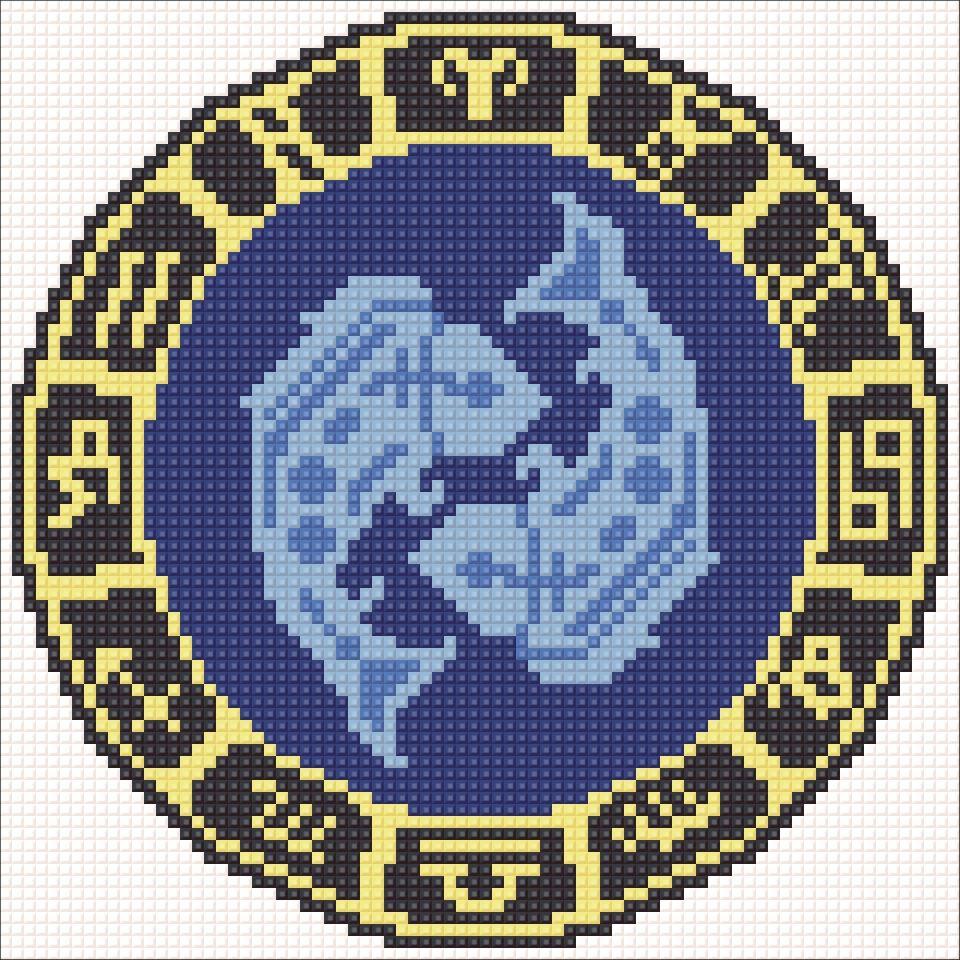 Алмазна мозаїка ТМ Алмазна мозаіка Риби (UA-061) 20 х 20 см (Без підрамника), фото 1