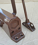 Дверний дотягувач USK 704-100 кг коричневий, фото 2