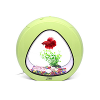 Импортный настольный аквариум 3 в 1 SunSun Aquarium LED YA-01 Green