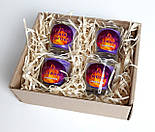 Набір свічок "Запалюй" з ароматом лаванди з написами (4 свічки) - Свічки для романтичної вечері і затишку в домі, фото 7