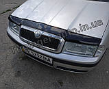 Мухобойка, дефлектор капота Skoda Octavia Tour 1997-2010 (Anv), фото 3