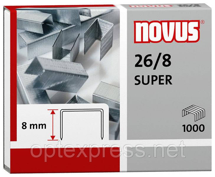 Скоби для степлера No.26/8 NOVUS