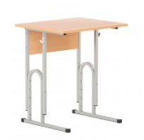 Парта для школяра E-174/1 (16R) одномісна регулюється по висоті каркас alu (ТМ Новий Стиль)