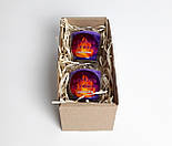 Набір свічок "Запалюй" з ароматом лаванди з написами (2 свічки) - Свічки для романтичної вечері і затишку в домі, фото 6