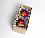 Набір свічок "Запалюй" з ароматом лаванди з написами (2 свічки) - Свічки для романтичної вечері і затишку в домі, фото 2