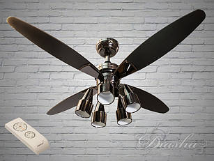 Яскрава люстра-вентилятор з пультом VM248801/48