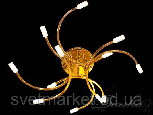 Сучасна стельова люстра 88003/12G, фото 1