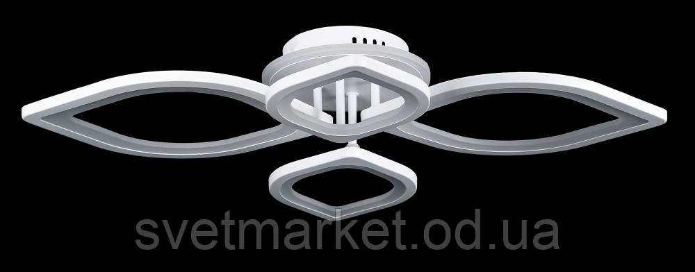 Сучасна люстра для спальні LK30/2+2+A LED (WHITE)