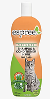 Шампунь/кондиціонер для кішок Espree (Еспрі) Shampoo and Conditioner in One for Cats, 355 мл