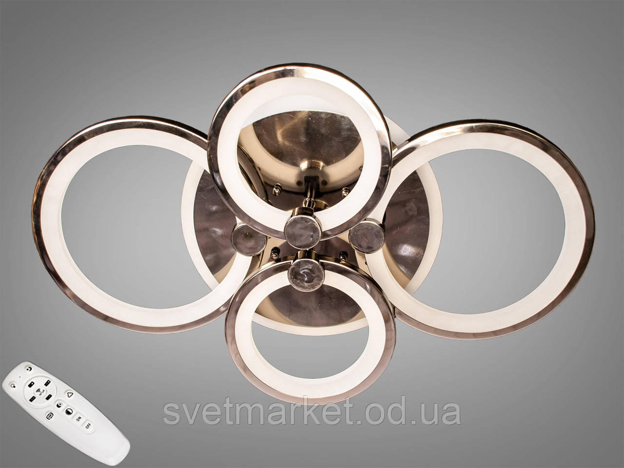LED-люстра з димером і RGB-підсвіткою 8022/4BHR LED RGB dimmer