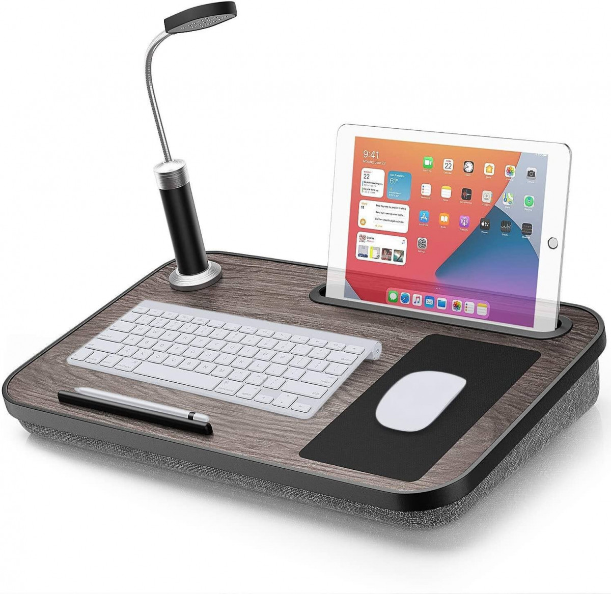 Стіл для ноутбука з підсвіткою і килимком для миші Multi Function Desk