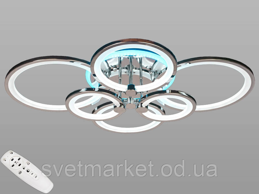 LED-люстра з димером і RGB-підсвіткою 8022/6HR LED RGB dimmer