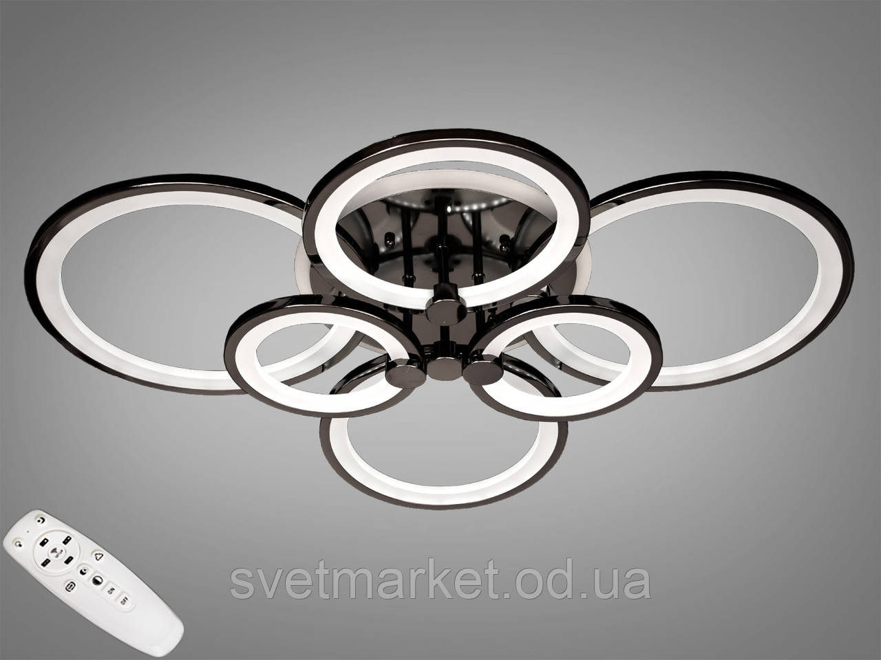 LED-люстра з димером і RGB-підсвіткою 8022/6BHR LED RGB dimmer