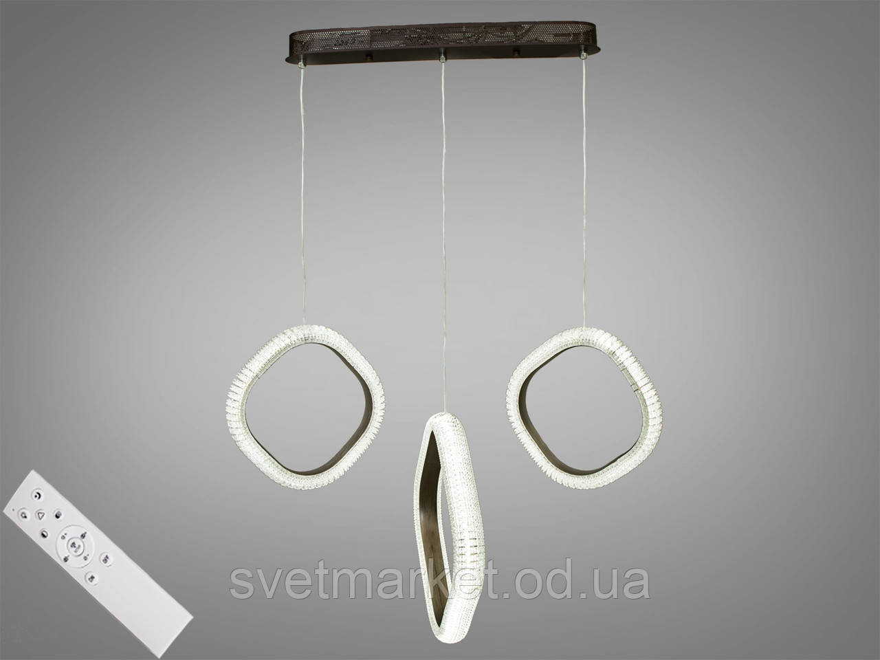 Сучасна світлодіодна люстра з димером MD66011/1+2CF dimmer