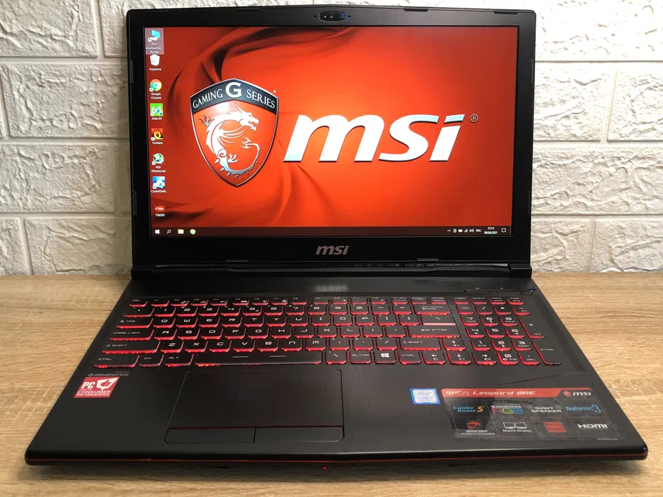 Ігровий Ноутбук MSI Leopard 8RE + CORE I7 - 6 \ 12 ядер + GTX 1060-6GB + 16 GB ОЗУ, фото 1