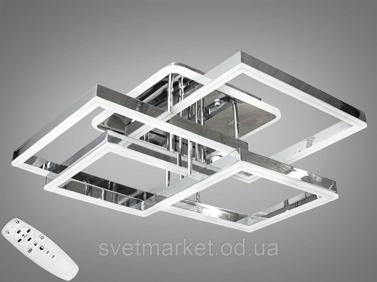 Стельова світлодіодна люстра з димером 7002HR LED RGB dimmer
