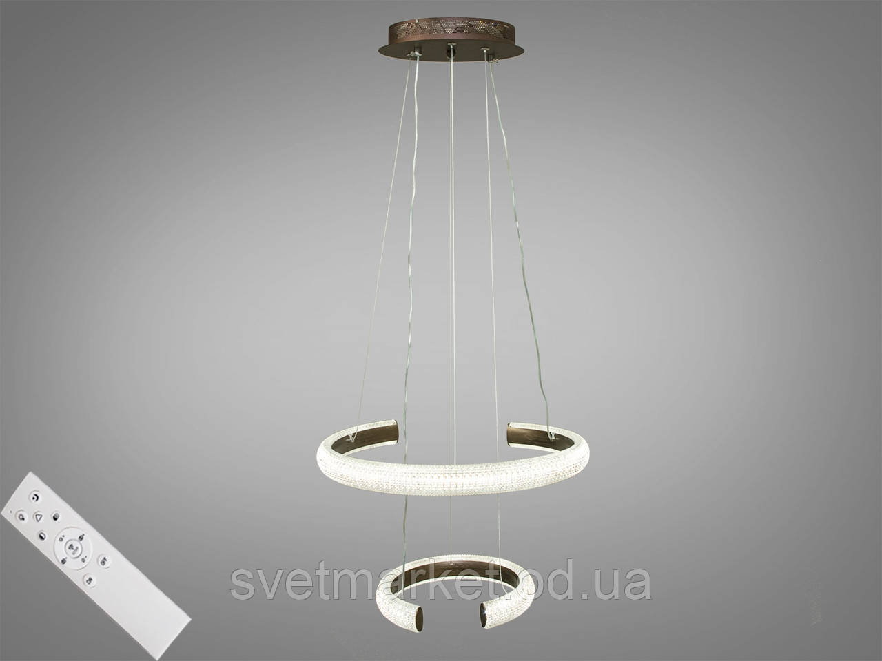 Сучасна світлодіодна люстра з димером MD77019-400x200C CF dimmer