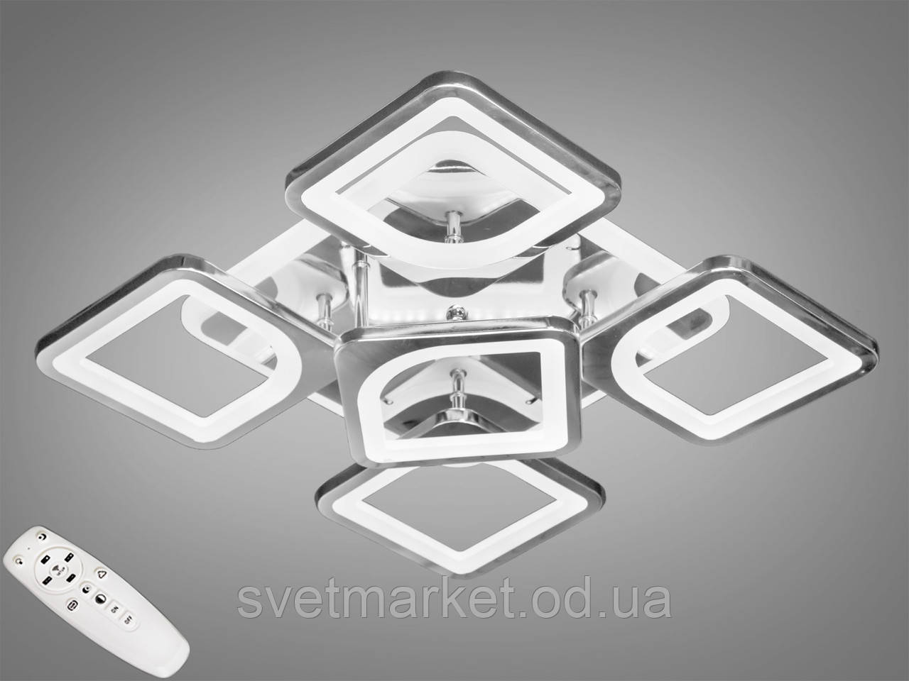 LED-люстра з димером і RGB-підсвіткою S8060/4+1HR LED RGB dimmer