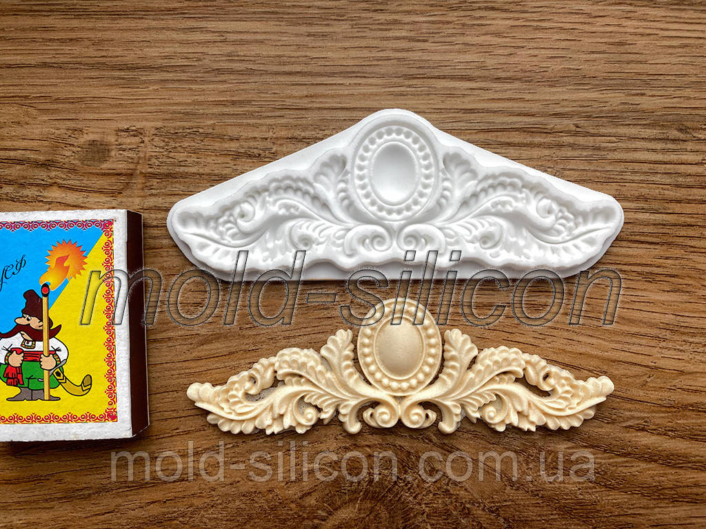 Силіконовий молд "Вензель 2" (10 см), фото 1
