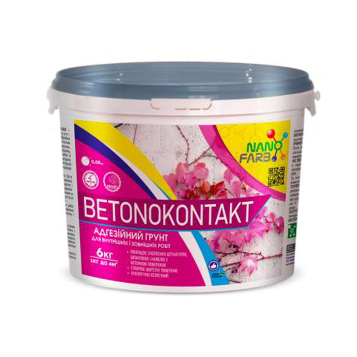 Адгезійний Грунт Nanofarb Betonokontakt 7кг