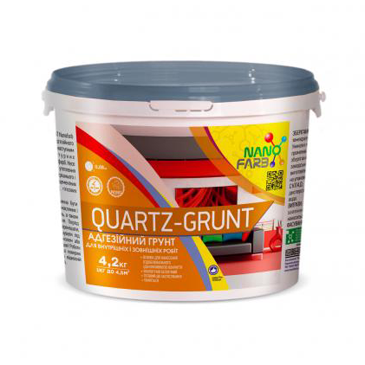 Кварцевая Грунтовка Nanofarb Quartz-Grunt 4,2кг — в Категории ...