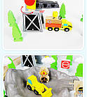 Дитяча залізна дорога з дерева, EdWone, 110 деталей, 3+ (Brio, Ikea) E21A14, фото 6