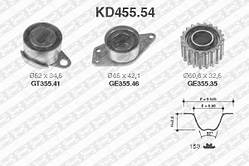 Комплект ременя ГРМ NTN-SNR KD455.54 Renault Kango 1.9 dCi F9Q 153 зуб. 7701477047