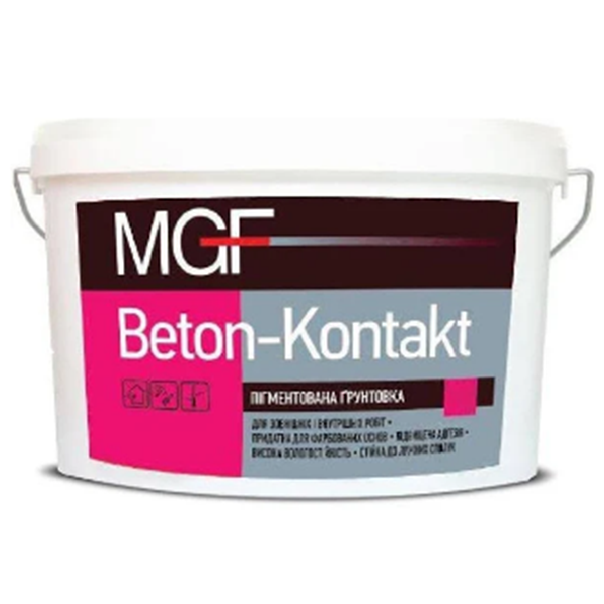 Адгезійна пігментована ґрунтовка MGF Beton-Kontakt 1.4кг