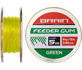 Фідергам Brain Feeder Gum 0.8mm 12lb/6kg (5m) к:зелений