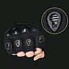 Тактичні рукавички з посиленим протектором і відкритими пальцями, Чорний, XL / Безпальні рукавички, фото 6