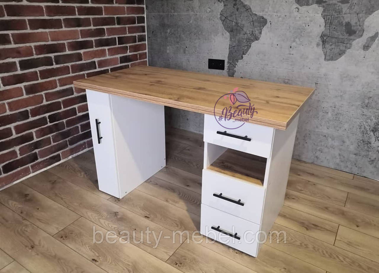 Манікюрний стіл з ящиком для лаків, фото 1