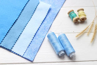 Швейна Нитка OMEGA 120 - 200м Помірно-блакитний 282