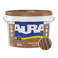 Декоративно-защитное средство для дерева Aura Lasur Aqua Орех 2.5л
