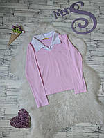 Кофта рубашка обманка ADK на девочку розовая