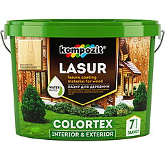 Лазур для дерева Kompozit Colortex безбарвний 0.9л