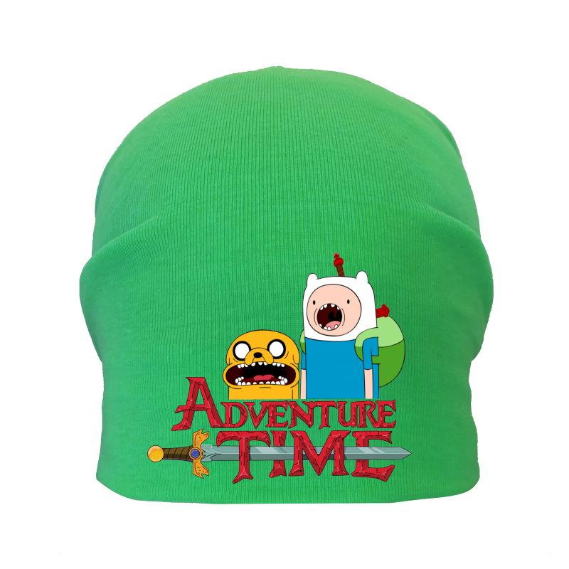 Шапка дитяча Час Пригоди 003 (Adventure Time) зелена (ATR grn 003) 54-56 см, фото 1