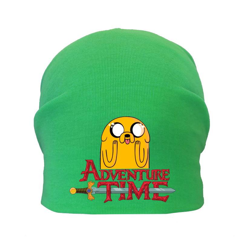 Шапка дитяча Час Пригоди 005 (Adventure Time) зелена (ATR grn 005) 54-56 см, фото 1