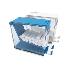 Диспенсер для ватних валиків, натискний