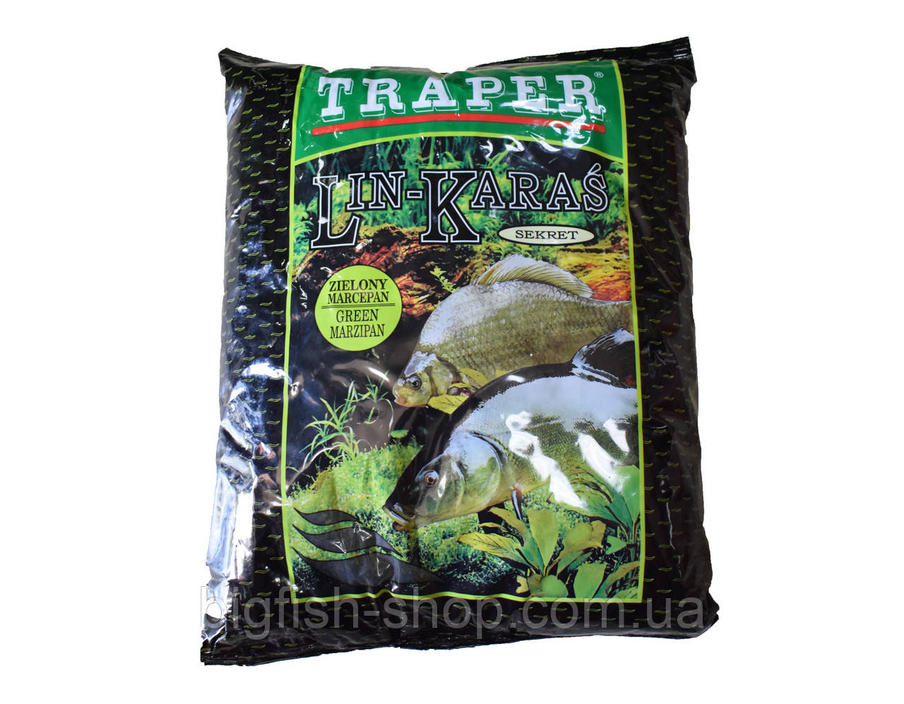 Прикормка рибальська Traper Sekret Leszcz Green Marzipan 2.5 кг.