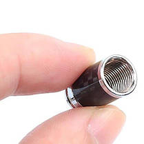 Захисні ковпачки на ніпель для Jeep Alitek Carbon Style Silver Джип (4 шт.), фото 4