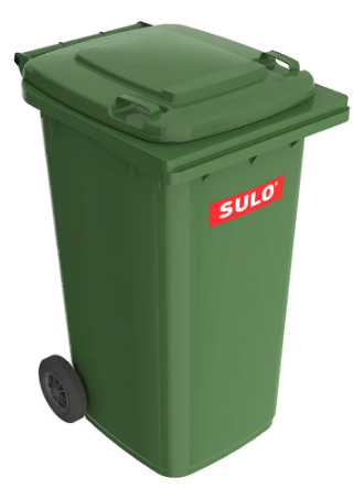 Контейнер для сміття зелений SULO EN-840-1/ 240 л, фото 2