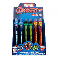 Ручка гелевая YES пиши-стирай "Marvel. Avengers" 0,5мм, синяя