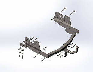 Фаркоп HYUNDAI H-1 мікроавтобус  2018--
