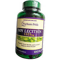 Соевый лецитин Puritan's Pride Soy Lecithin 1325 mg 100 капс