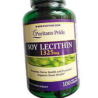 Соєвий лецитин Puritan's Pride Soy Lecithin 1325 mg 100 кап